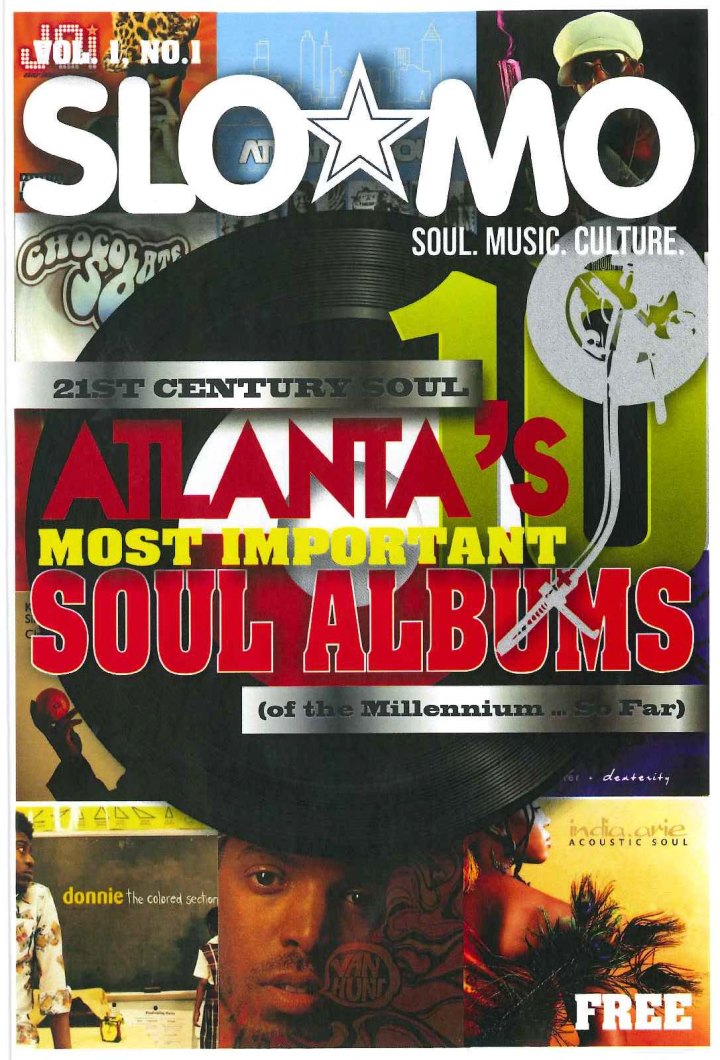 Front cover of Slo Mo, a magazine dedicated to soul music and culture